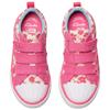 CLARKS KIDS STRAP CANVAS TRAINER - PINK